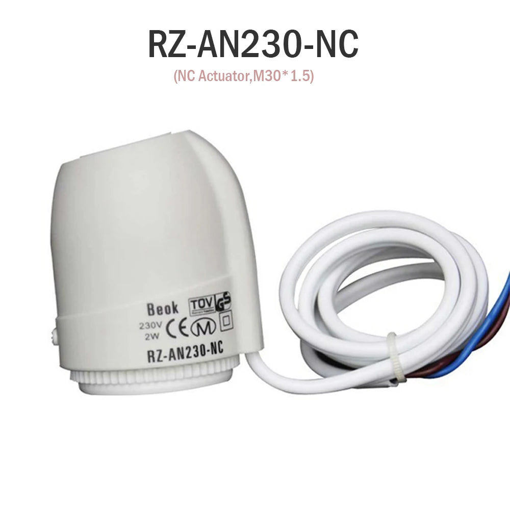 Water Floor Zone Heating System Smart WIFI Thermostat Central Heating Controller Actuators for Gas Boiler Heating