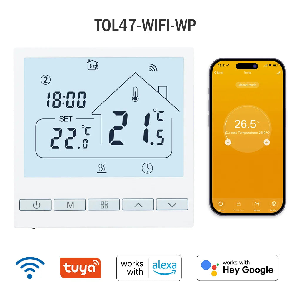 CCT-25/CCT-28: Controllore Intelligente per Riscaldamento a Zone con Termostato WiFi