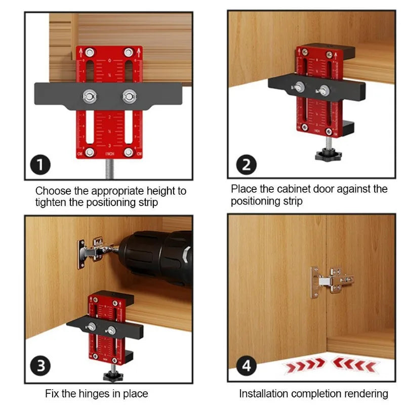 Cabinet Door Mounting Jig