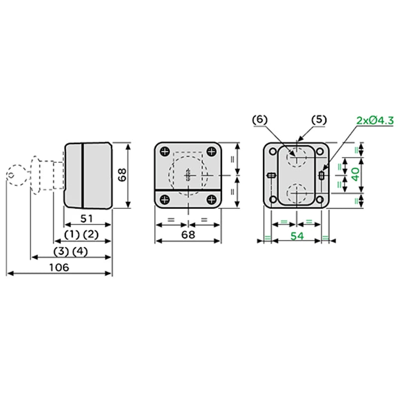 Emergency Stop Control Switch