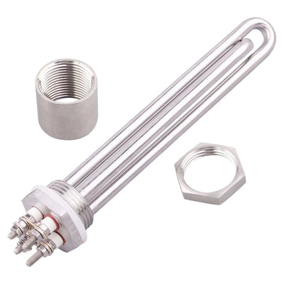 12V Heating Element Immersion Water 1 inch BSP DN25 100W 200W 300W 400W 600W Electric Solar Tubular Heater