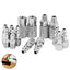 14Pcs 1/4" BSP NPT Connector Air Line Euro Hose Compressor Fitting Metal Quick Connectors Coupler Male Female Release Set