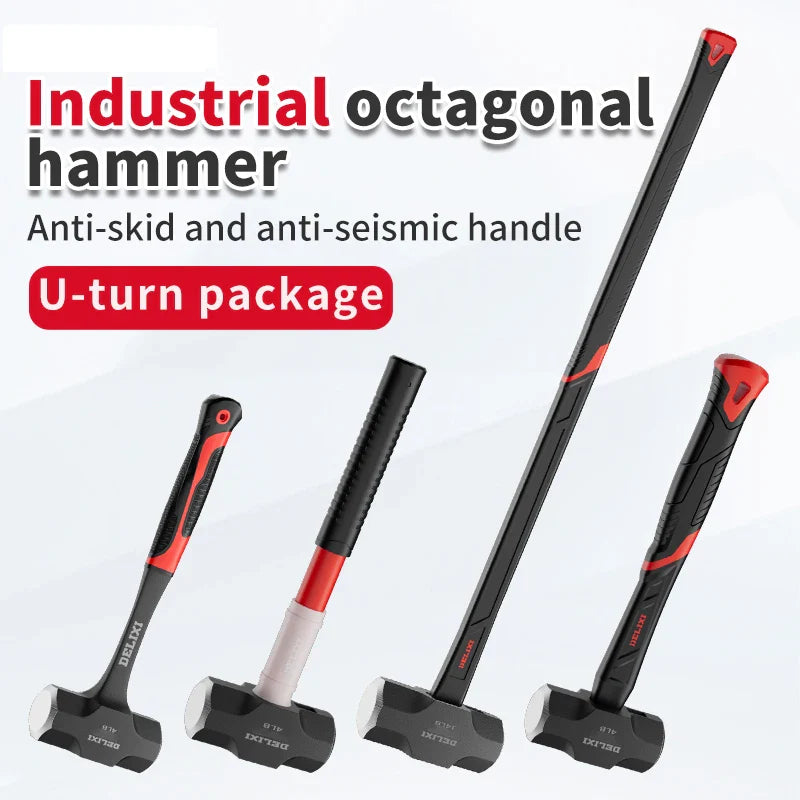 Octagonal Hammer - Solid Wall Smasher for Integrated Demolition