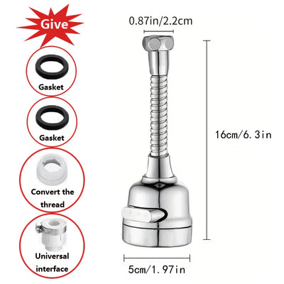 Estensore per Rubinetto Girevole a 360°: Efficienza e Risparmio Idrico in Cucina