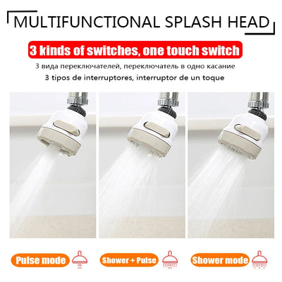 360° Rotating Kitchen Faucet Aerator – Water-Saving Tap, Shower Head, Filter Nozzle, Diffuser