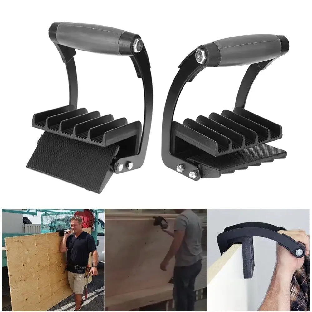 Black Plasterboard Carrier Home Industrial Equipment for Sheet Board Clamp Tool Nylon Panel Carrier