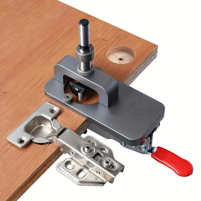 35mm Concealed Hinge Drilling Jig Guide Hinge Hole Drilling Guide Carpenter Woodworking Tool Hole Opener Locator Door Cabinet