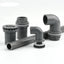 PVC Pipe 90° Elbow Direct Connectors Aquarium Overflow Joints Garden Irrigation Inlet Outlet Drain Fitting