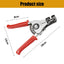 Automatic Cable Stripper and Wire Cutter - Multi-Wired Network Tool