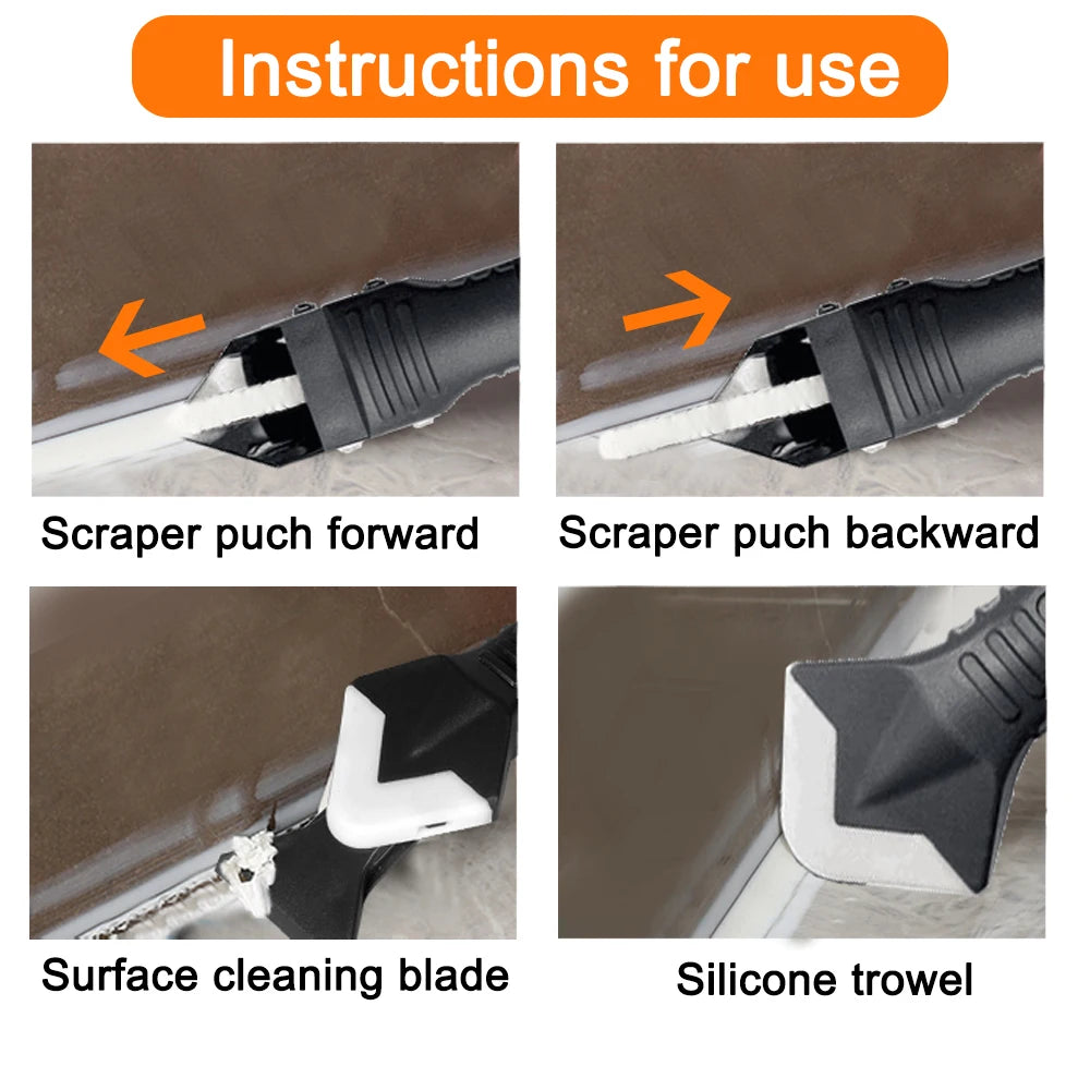 5-in-1 Silicone Scraper