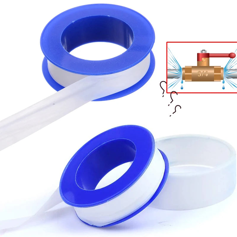 1-10 rolls of PTFE water pipe tape oil-free tape sealing tape pipe fittings thread sealing tape home improvement public pipe