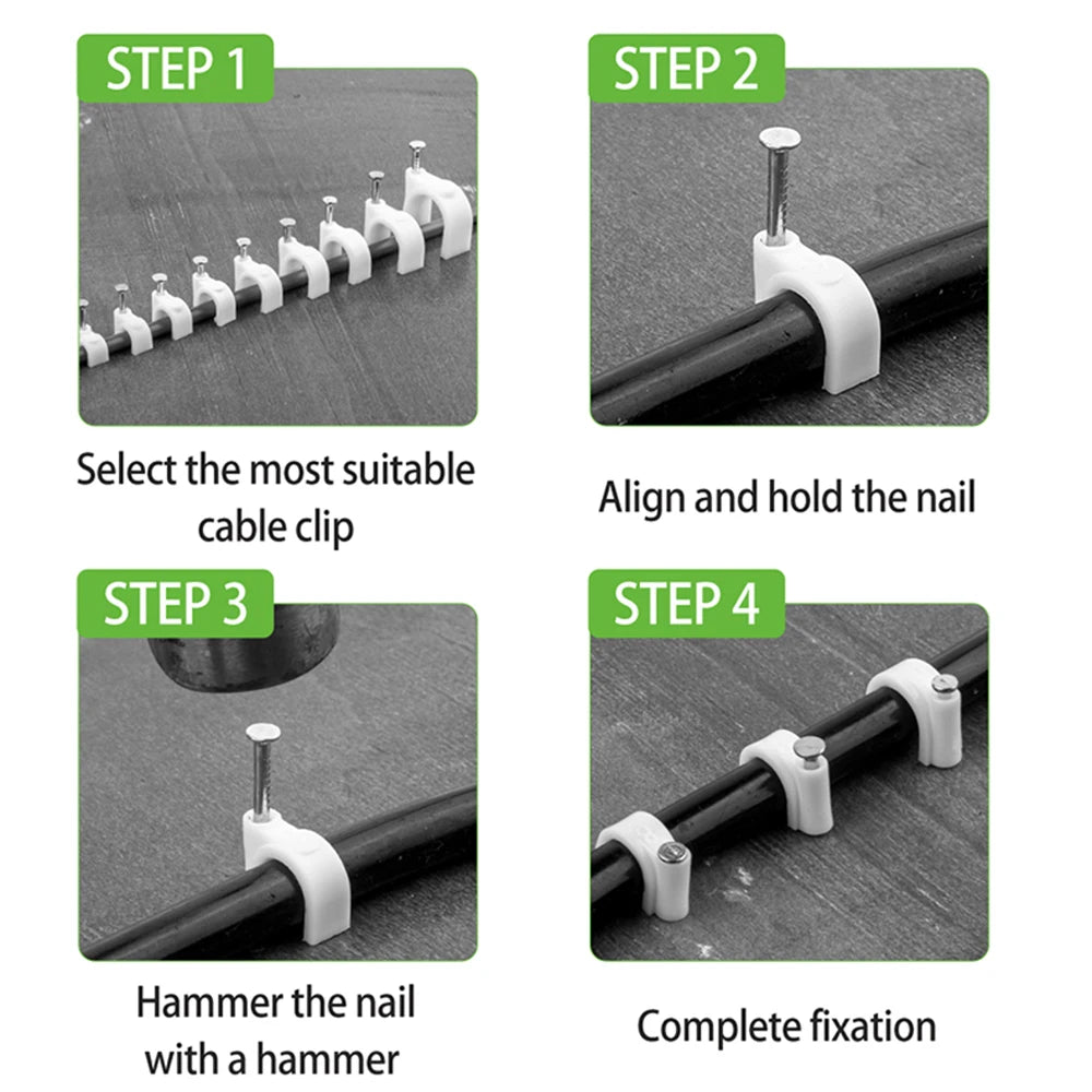 Steel Nail Wall Clips