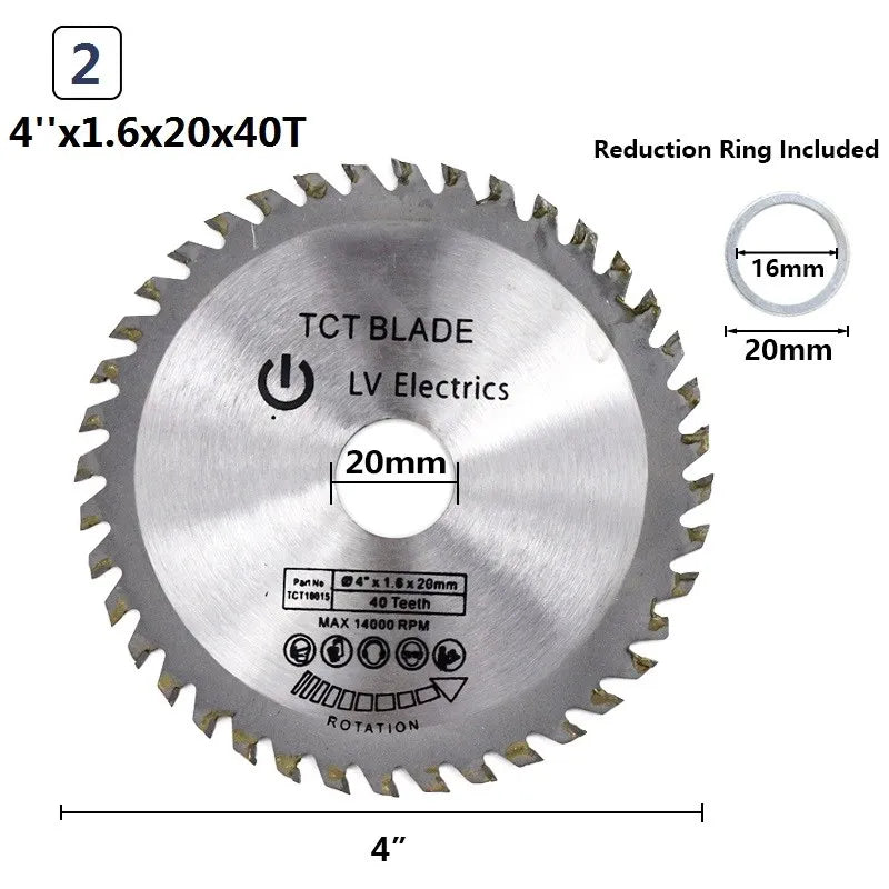  4'' Cutting Disc 40T for Wood