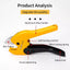 Pipe Cutter 33mm/42mm/63mm Aluminum Alloy Body Ratchet Scissors Tube Cutter PVC/PU/PP/PE Hose Cutting Hand Tools