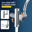 4-Mode Faucet Extender: Kitchen Sink Sprayer with Waterfall, Bubbler, and Splash-Proof Features for Bathroom Basin