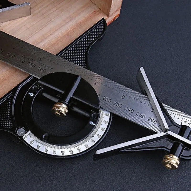 Stainless Steel Multifunctional Combination Square: Essential Tool