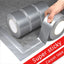 1 Roll Siliver Gray Cloth Duct Tape, Floor Waterproof Adhesive Tape Strong Adhesive