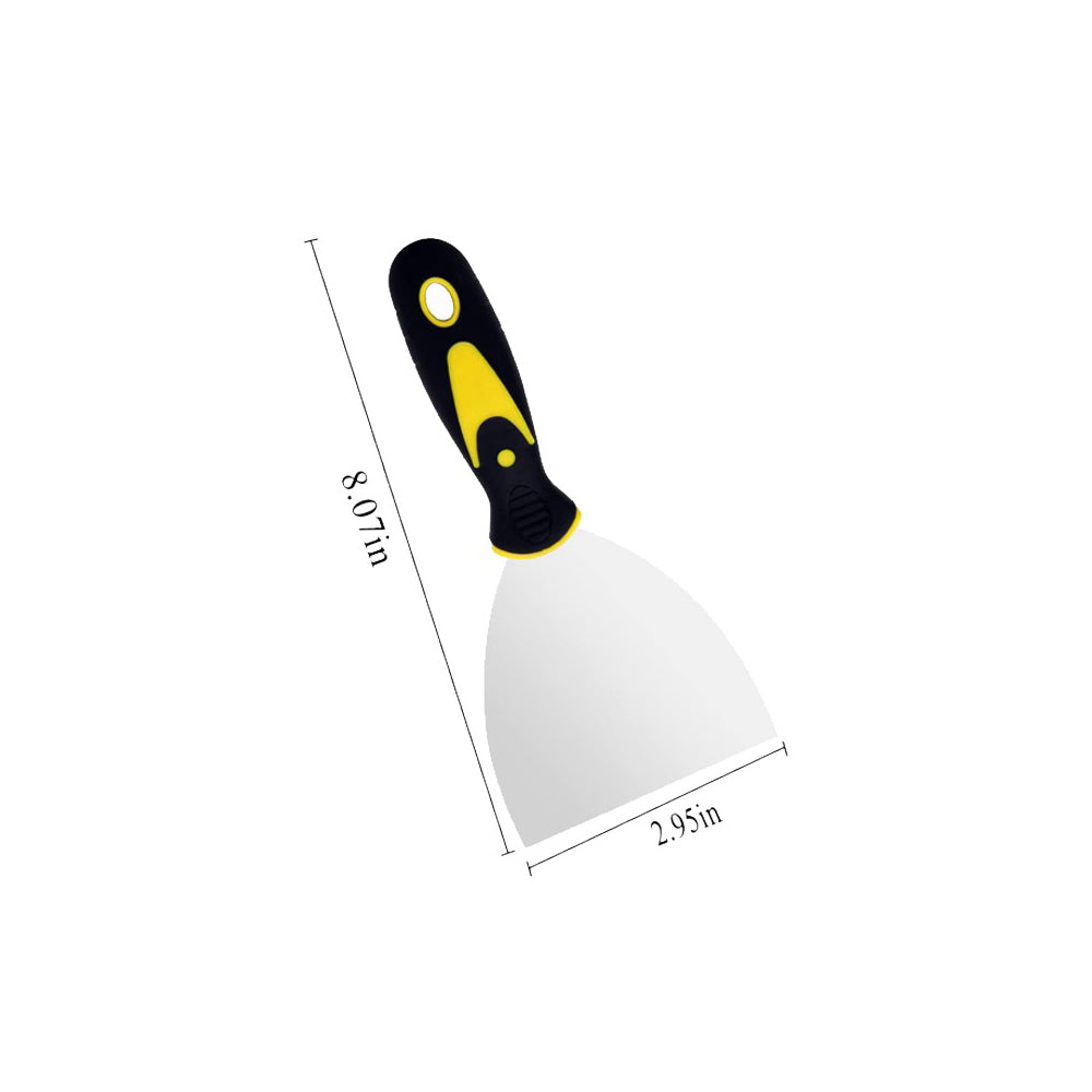 Ensemble de couteaux à mastic multifonctionnels en acier inoxydable : spatule et grattoir 15 en 1 pour les projets de construction et de nettoyage de bricolage