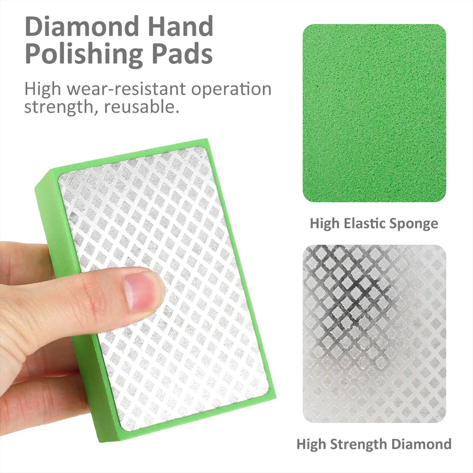 Wear-resistant Diamond Pads