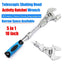 Universal 5-in-1 Ratcheting Wrench Set - Adjustable Torque & Folding Design