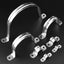 10Pcs Throat Hoop Horseback Hose Clamp Fastening Buckles Plumbing Tightening Saddle Clip M5-M100 5mm-100mm 304 Stainless Steel