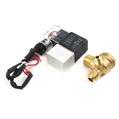 Pneumatic Parts Mute Oil-Machine Check Solenoid Valve Way Valves Bleed Air Compressor Components Fittings & Adapters 2pcs