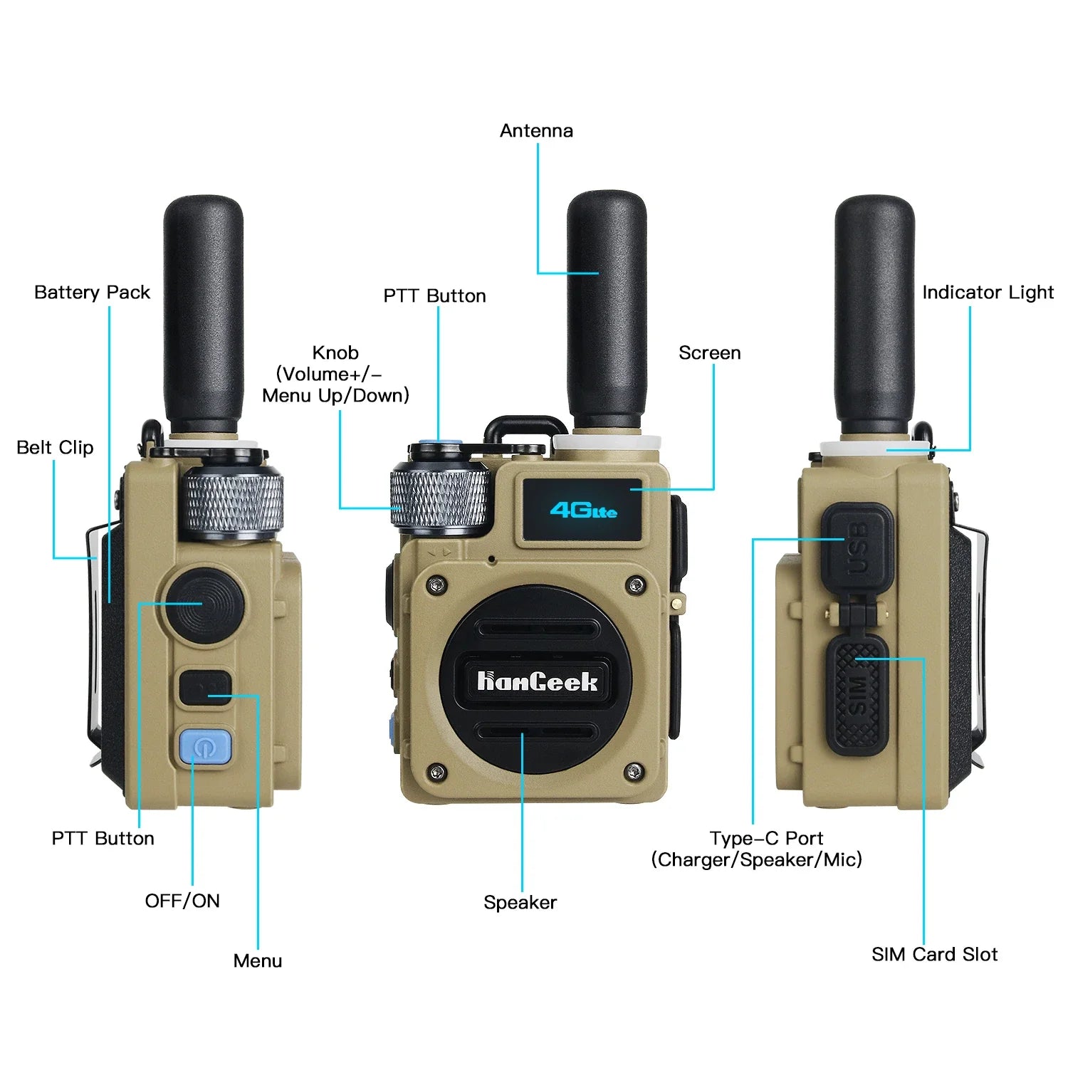 Compact Walkie Talkie