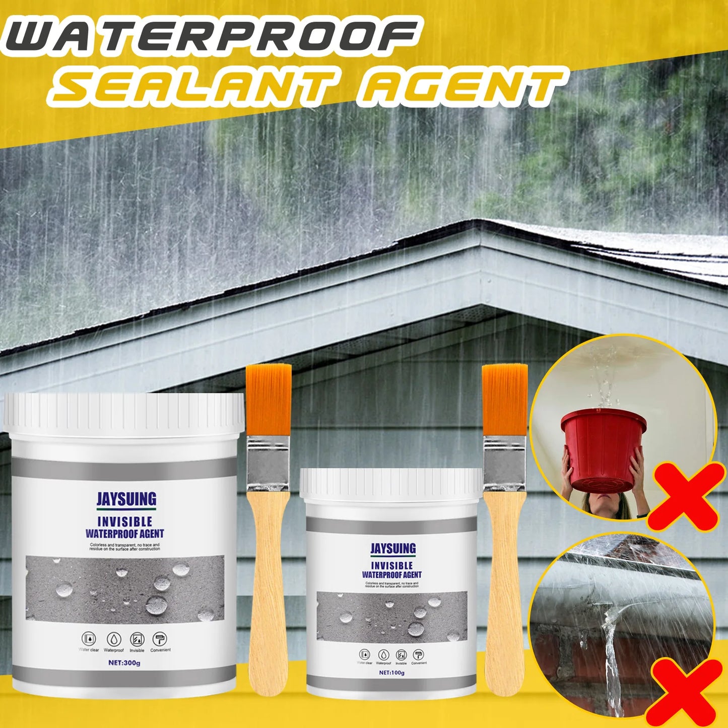 30/100g/300g Waterproof Agent Bathroom Strong And Efficient Leak-proof Repair Tool Nano-spray Sealant Spray Leak-proof Sealant