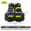 Heavy-Duty Reflective Tool Vest: Multi-Pocket Safety Vest for Electricians and Workers