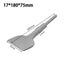 15 Degree Tile Removal Chisel Cemented Carbide Electric Hammer Chisel Chisel