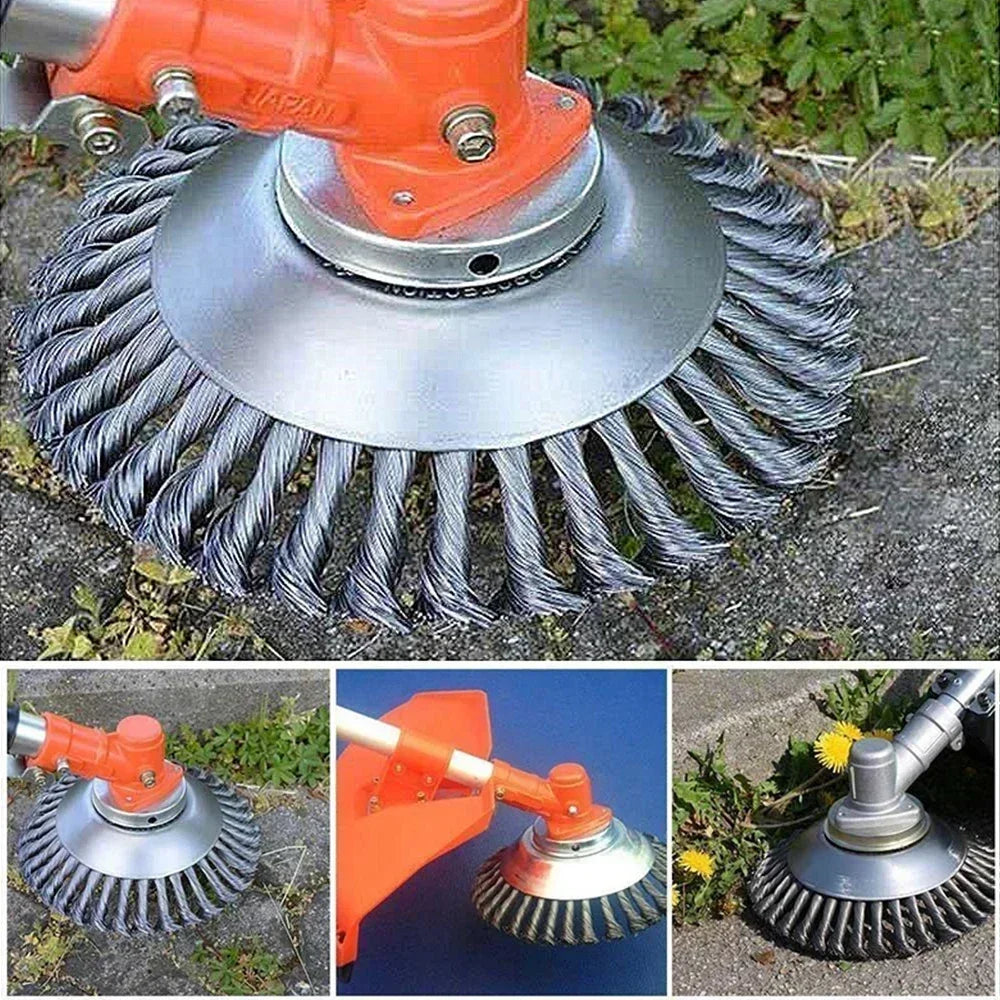 Brush Disc Garden Trimmer Heads