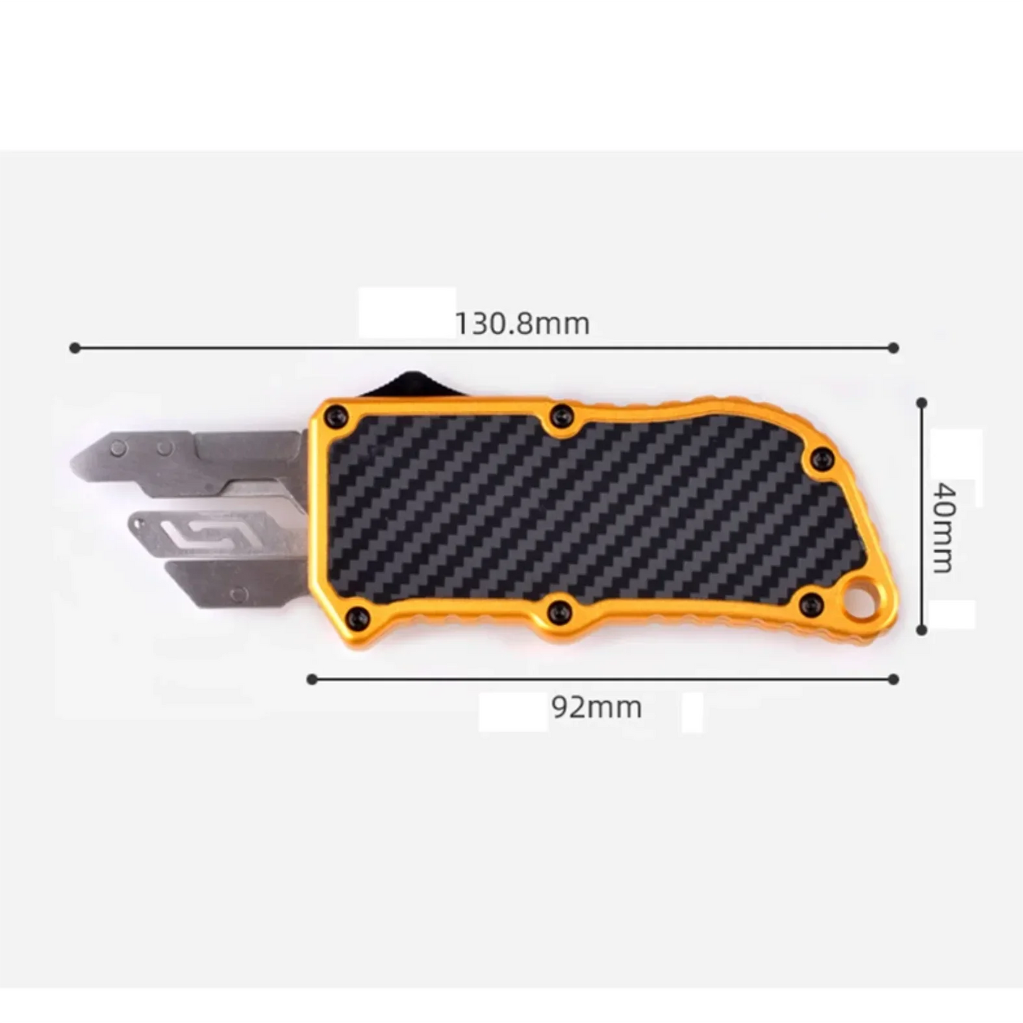 Coltello Multiuso in Alluminio Aeronautico: Taglierina Automatica e Portatile