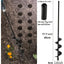 Joint de forage au sol 1 pièce, foret à tarière pour planter des fleurs d'ampoules, tarière de plantation pour perceuse hexagonale