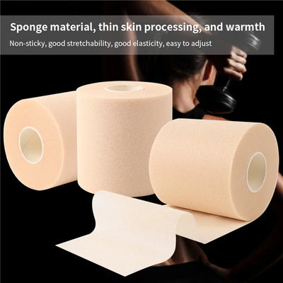 Self-Adhesive Foam Underwrap – Elastic Pre-Wrap for Athletic Tape, Elbow & Knee Support