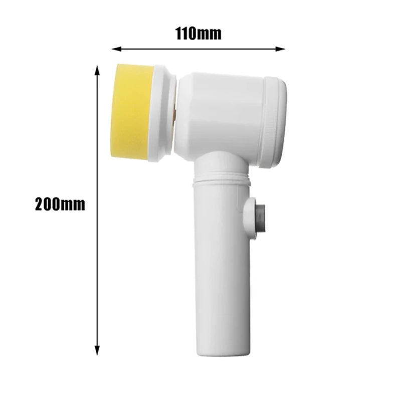 Per USB wiederaufladbare, multifunktionale elektrische Reinigungsbürste für Küche, Bad und Badewanne 