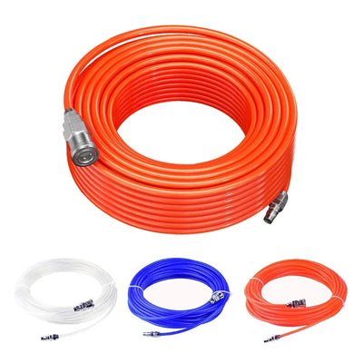 10m/15m/20m Meters Pneumatic Tube 8*5mm Air Tubing Pipe Line Hose Air Component Hose PE Polyurethane Tubing for Compressor