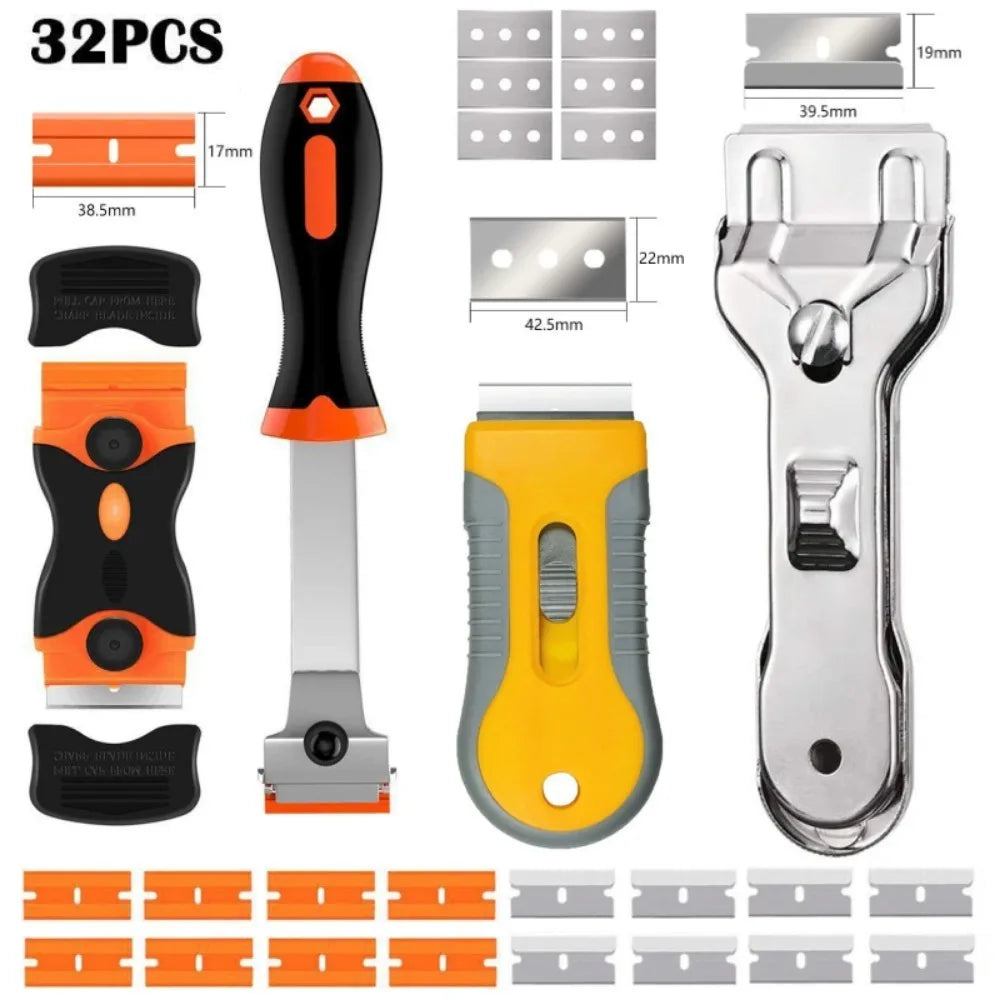 New Scraper Blade Tool for Auto Film, Sticker, Glue, and Ice Removal