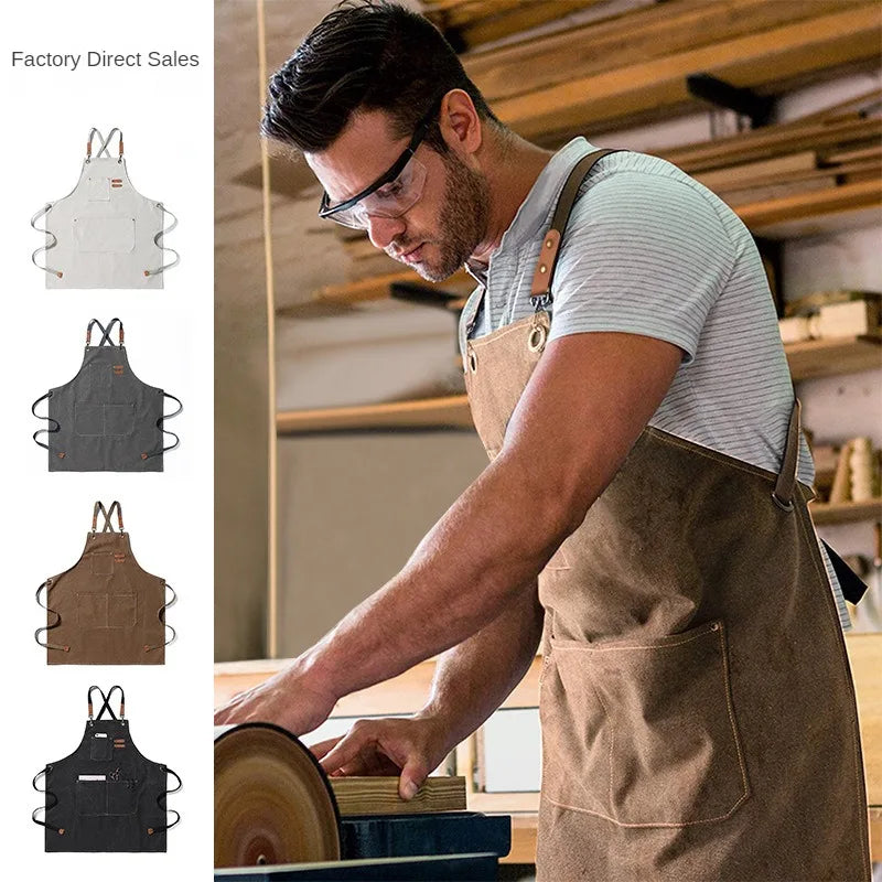 Thickened Canvas Apron