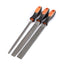 Wood Rasp Steel File Set - Flat, Round, Semi-Circular for Woodworking & Metal