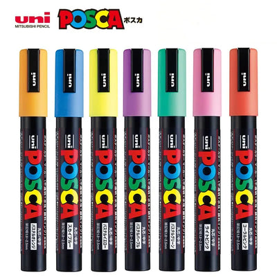 Marker Pen,Acrylic Paint Acrylic Paint Pen Marcadores PC-1M 3M 5M Full Color Art Supplies Stationery Painting Graffiti