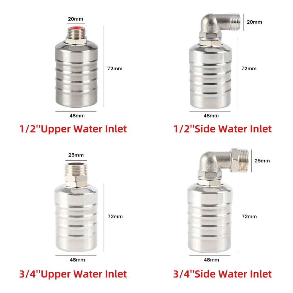 Automatic Stainless Steel Float Valve for Water Tank and Tower Level Control