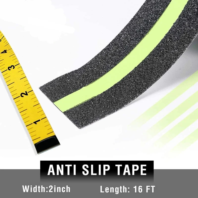 Anti Slip Tape Stair Step Passage Luminous Strip Frosted Non-slip Tape Safety Tape for Stairs Tread Step Gaffers