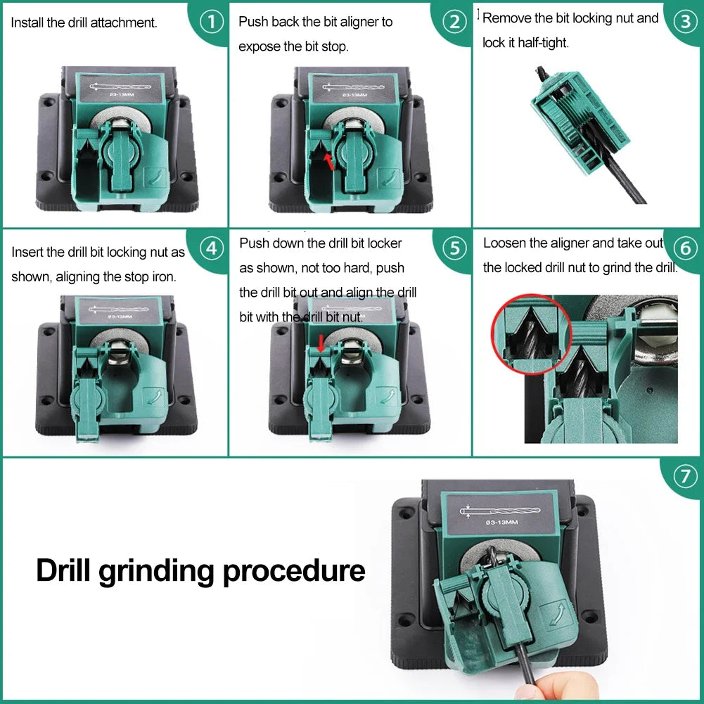 Multifunctional Electric Knife and Tool Sharpener for Chisels, Plane Blades, and HSS Drills