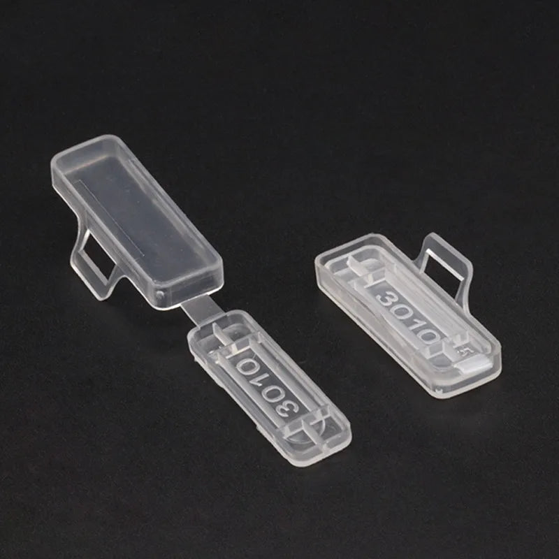 20pcs Waterproof Cable Marker Case: Plastic Holder for Wire Labeling and Identification