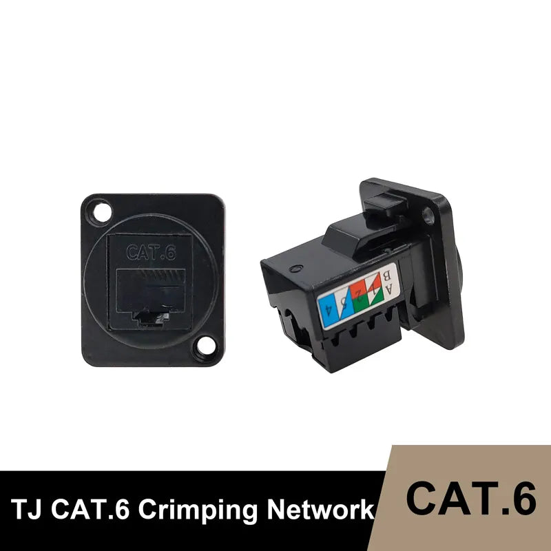 RJ45 CAT6 Panel Mount