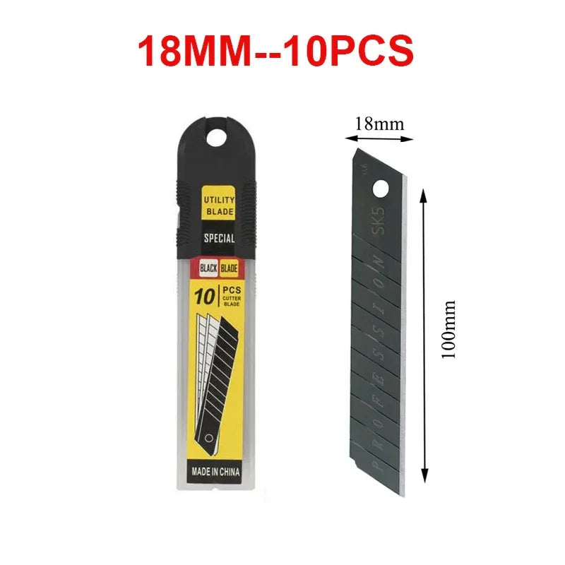 Durable 18mm Art Knife for Wallpaper Cutting and Box Opening