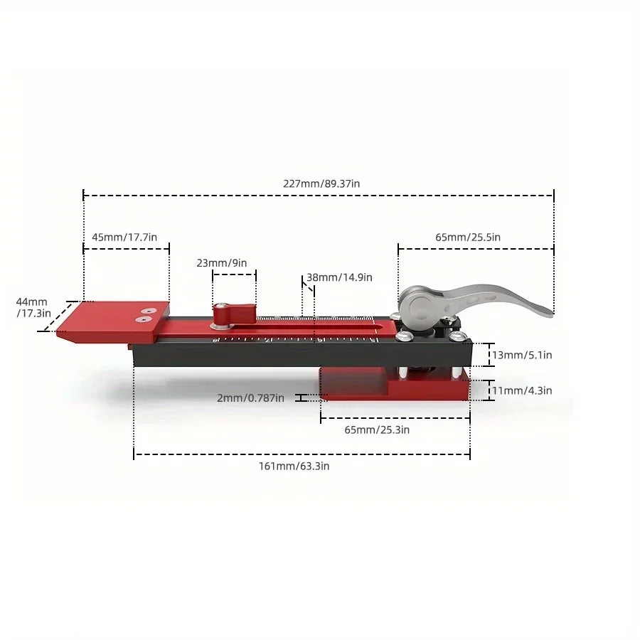 2pcs Gecko Gauge Siding Installation Tool – Adjustable Mounting Kit with Metric & Imperial Scales