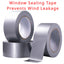 1 Roll Siliver Gray Cloth Duct Tape, Floor Waterproof Adhesive Tape Strong Adhesive