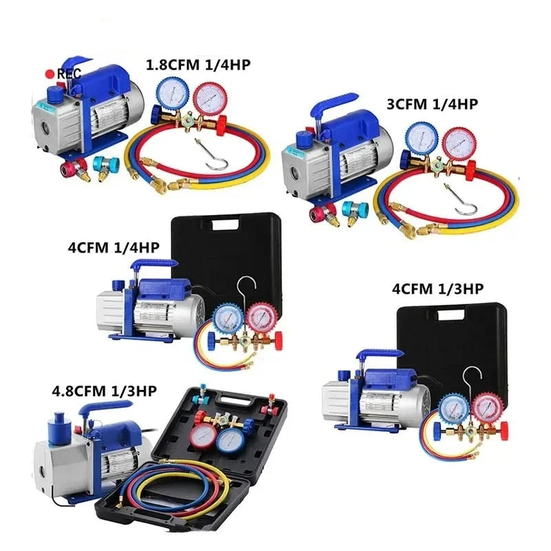 Alsavo Vacuum Pump with Gauges