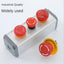 Plastic Emergency Stop Switch Self Locking Latching Button Red Mushroom Head Switch